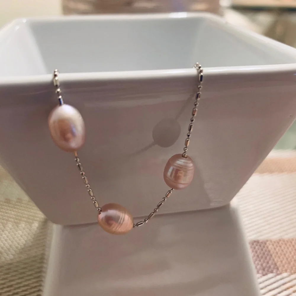 Dainty Freshwater Pearl Drop Bracelet – Elegant & Minimalist Charm - Picture 4 of 5